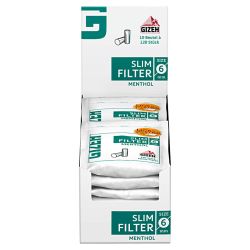GIZEH MENTHOL Slim Filter 6mm 10 x120er Beutel
