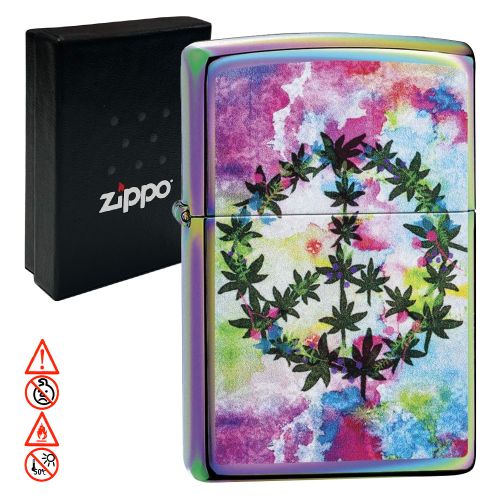 Zippo Benzinfeuerzeug " Leaf and Peace "