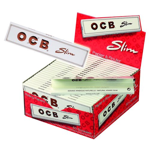 OCB Weiß K.S. Slim Paper Flachs 50er Box/32 Blatt