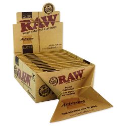 RAW 15er Box/32 Blatt Classic Artesano King Size Slim Papier + Filtertips