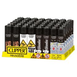 Clipper Feuerzeug " Hobbylos " 48er Display