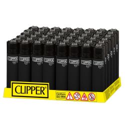 Clipper Feuerzeug  TOUCH & BLACK CAP  48er Display