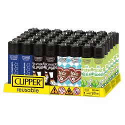 Clipper Feuerzeug " Alman 4ever " 48er Display