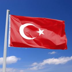 Türkei Fahne 150 x 90cm mit Ösen