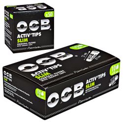 OCB Aktiv Slim Tips 50er Box 7mm Premium