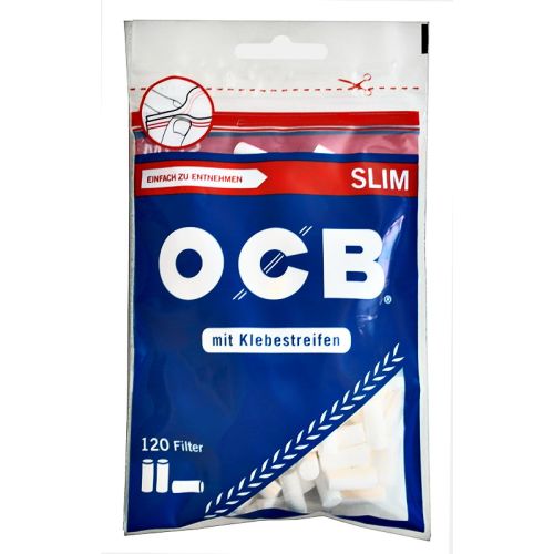 OCB Slim Filter mit Klebestreifen 10 x120er Beutel 6mm