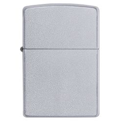 ZIPPO Chrom Satin Finish Benzinfeuerzeug 60000806