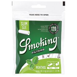 Smoking Menthol Slim Filter 10 x 120er Beutel 6mm