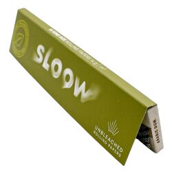 Sloow King Size Slim Papers UNBLEACHED – 50...