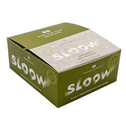 Sloow King Size Slim Papers UNBLEACHED – 50 Heftchen mit je 32 Blatt, 14 g/m²
