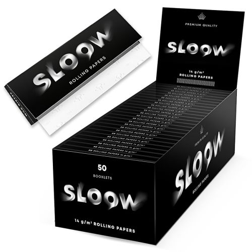 Sloow Black Papers kurz 50er Box/50 Blatt