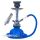 Al Malik Rabat Wasserpfeife Shisha ca. 25cm Blau Champ