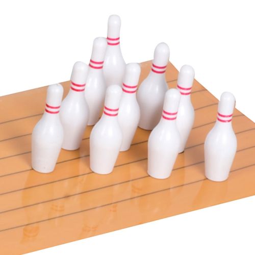 Bowling-Schreibtischspiel 13-teilig ca.75cm Dunlop