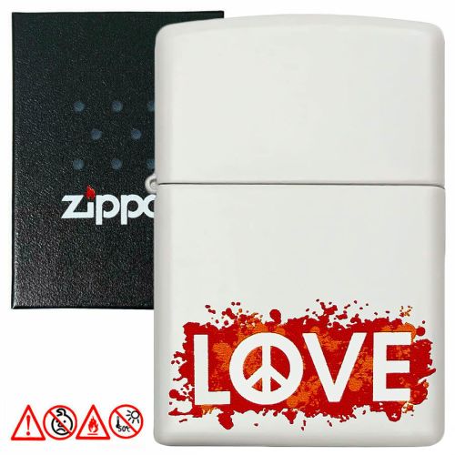 Zippo Benzinfeuerzeug  Love Peace 