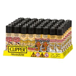 Clipper Feuerzeug " Shawarma Drama " 48er Display