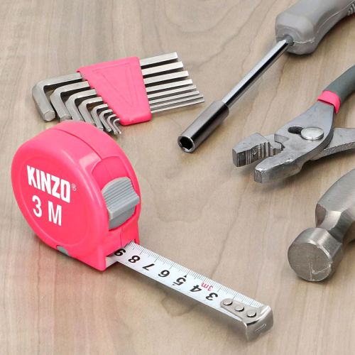 Werkzeug-Set PINK 39-teilig KINZO