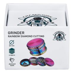 Grinder Metall " Rainbow " 65mm mit Geschenkbox Champ High