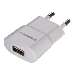 Tekmee 1A USB Ladegerät Universal - Weiß
