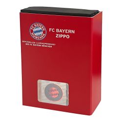 Zippo FC Bayern " 10 x Meisterschale " schwarz matt