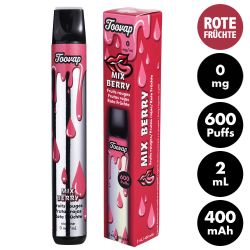 Toovap " Rote Früchte " E-Shisha max.600...