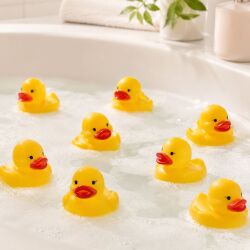 Badeenten 9er Set im Polybeutel