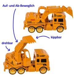 Spielzeug Baufahrzeug ca.12x5x5,5cm