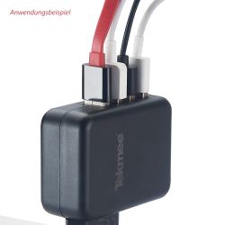 Tekmee 4x USB Schnelllade-Adapter Netzteil 24W