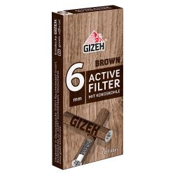 GIZEH Active Filter BROWN 6mm 10er Box