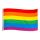 Regenbogen Fahne ca.150x90cm mit Metallösen