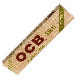 OCB K.S. Organic Hemp Slim mit Filtertips 32er Box / 32 Blatt + 32 Tips