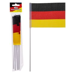 6er Set Handfahnen Deutschland ca.22cm