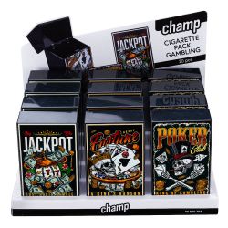 Zigarettenbox " Skull Poker Gambling " 20er Champ