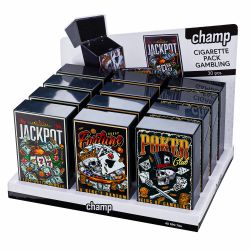 Zigarettenbox " Skull Poker Gambling " 20er Champ
