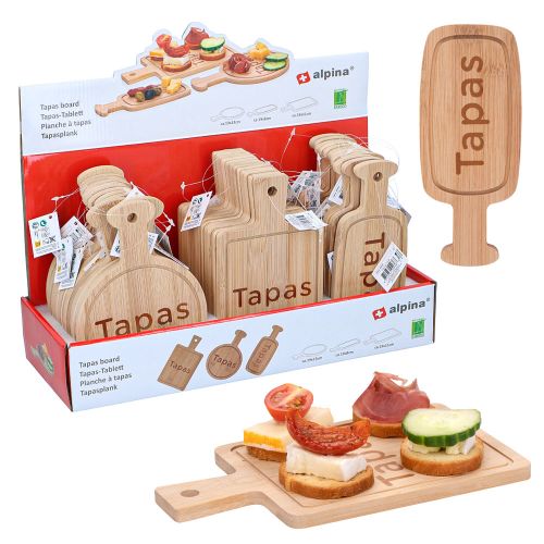 Tapas Servierbrettchen aus Bambus
