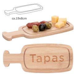 Tapas Servierbrettchen aus Bambus