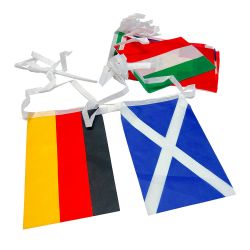 Flaggenkette 24 europäische Länder Girlande ca.7m