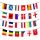 Flaggenkette 24 europäische Länder Girlande ca.7m