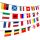 Flaggenkette 24 europäische Länder Girlande ca.7m