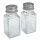 Salz & Pfefferstreuer Set Wellen-Design Glas - Alpina