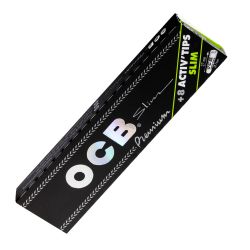 OCB Premium Long Slim & Activ Tips Slim 7mm 20er Box / je 32 Blatt & 8 Tips