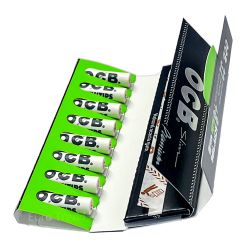 OCB Premium Long Slim & Activ Tips Slim 7mm 20er Box / je 32 Blatt & 8 Tips